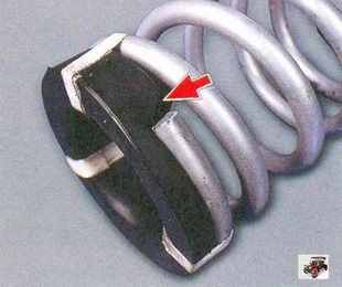изоляционная прокладка пружины заднего амортизатора