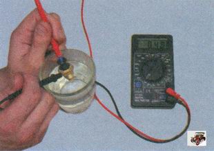 проверка датчика указателя температуры охлаждающей жидкости