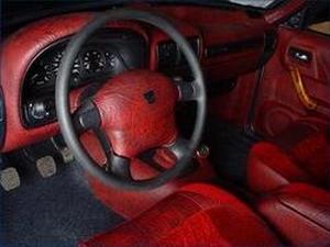 салон Волга ГАЗ 3110 (красного цвета)