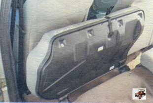 складывание заднего сидения Лада Калина ВАЗ 1118