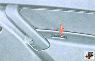 кнопка управления стеклоподъемником на передней пассажирской двери Лада Гранта ВАЗ 2190