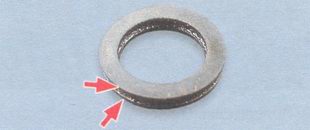 уплотнительное кольцо поршня привода передних тормозов